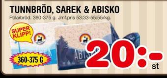 Nya Pulsen Tunnbröd, sarek & abisko erbjuda