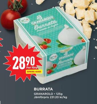 Willys Burrata erbjuda