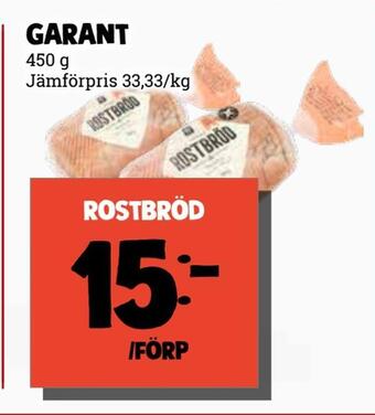 MatArket Garant erbjuda