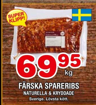 Nya Pulsen Färska spareribs erbjuda