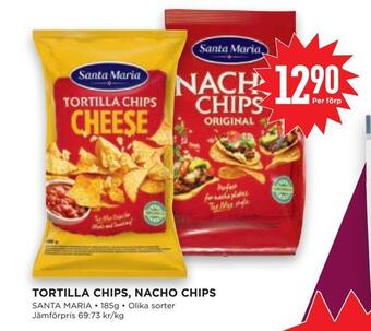 Willys Hemma Tortilla chips, nacho chips erbjuda