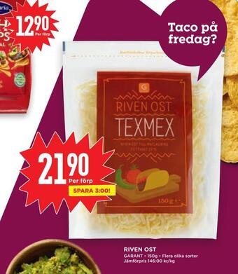 Willys Hemma Riven ost erbjuda