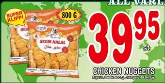 Nya Pulsen Chicken nuggets erbjuda
