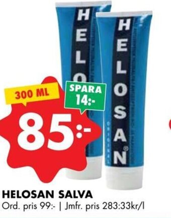 ÖoB HELOSAN SALVA erbjuda