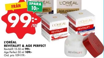 ÖoB L'ORÉAL REVITALIFT & AGE PERFECT erbjuda