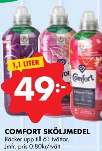 ÖoB COMFORT SKÖLJMEDEL erbjuda