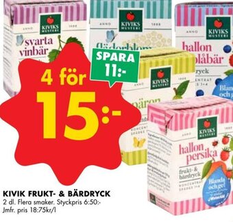 ÖoB KIVIK FRUKT- & BÄRDRYCK erbjuda