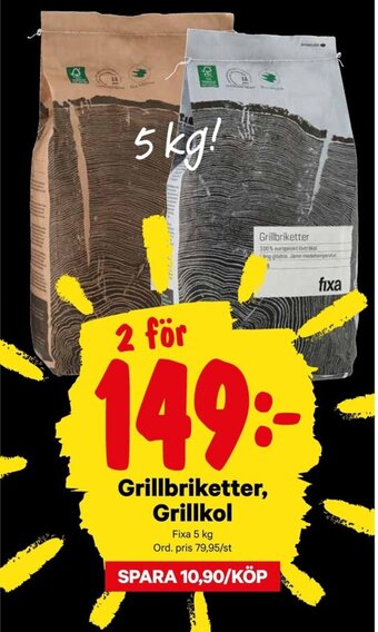 City Gross Grillbriketter, Grillkol erbjuda