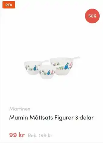 Mumin Måttsats Figurer 3 delar