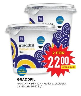 Willys Gräddfil erbjuda