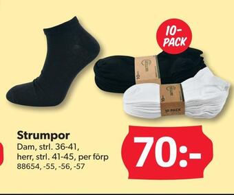 DollarStore Strumpor erbjuda