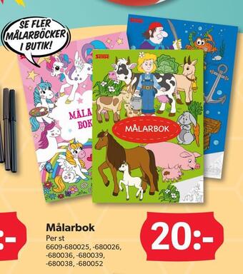DollarStore Målarbok erbjuda