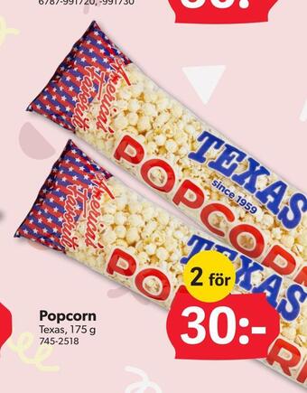 DollarStore Popcorn erbjuda