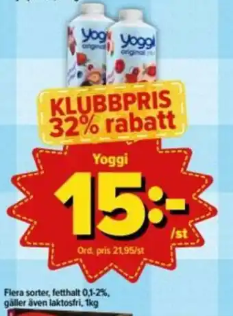 Östenssons Yoggi 1kg erbjuda
