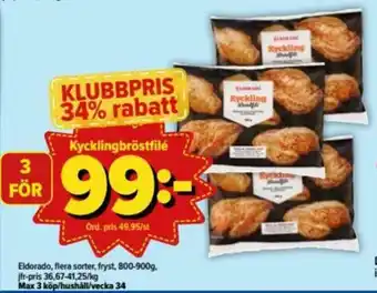 Östenssons Eldorado Kycklingbröstfilé 800-900g erbjuda