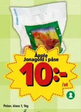Östenssons Polen Äpple Jonagold i påse erbjuda