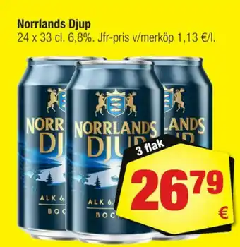 Calle Norrlands Djup Öl erbjuda
