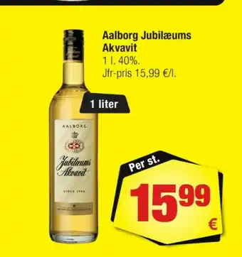 Aalborg Jubileums Akvavit Snaps