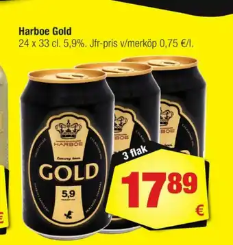 Calle Harboe Gold Öl erbjuda