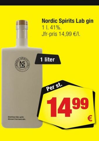 Calle Nordic Spirits Lab Gin erbjuda