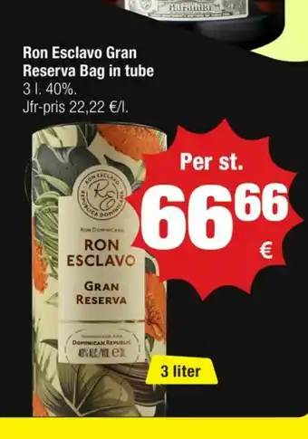 Calle Ron Esclavo Rom erbjuda