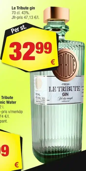 Calle Le Tribute Gin erbjuda