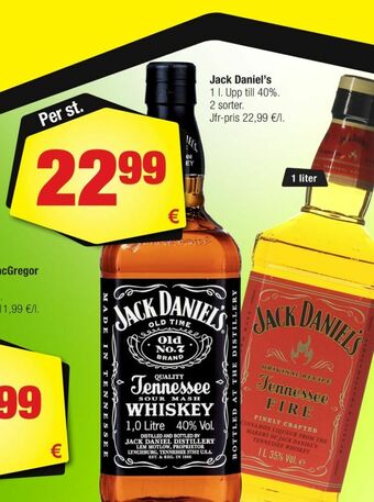 Calle Jack Daniels Whisky erbjuda