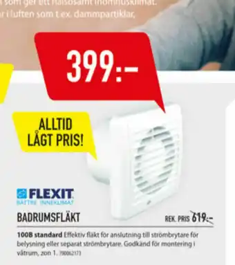 Flexit Badrumsfläkt
