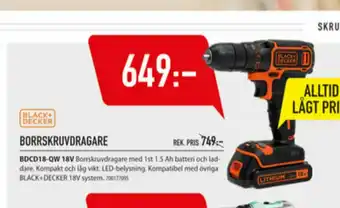 Black&Decker Borr- och skruvdragere