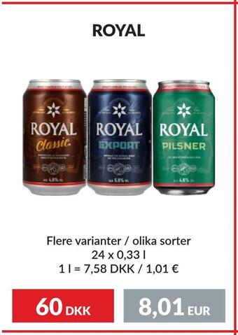 Nielsen Discount Royal erbjuda