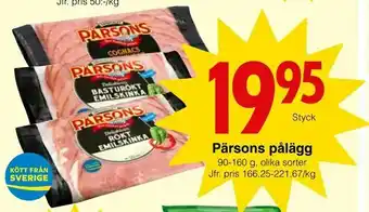 Pärsons pålägg