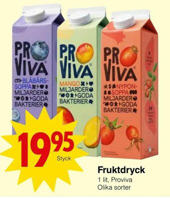 Matöppet Fruktdryck erbjuda
