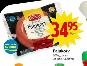 Matöppet Falukorv erbjuda