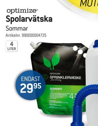 thansen Spolarvätska erbjuda