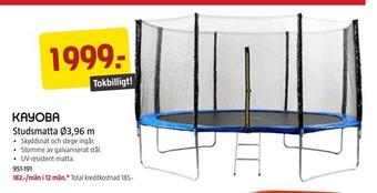 Jula Studsmatta ø3,96 m erbjuda
