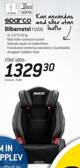 thansen Bilbarnstol erbjuda