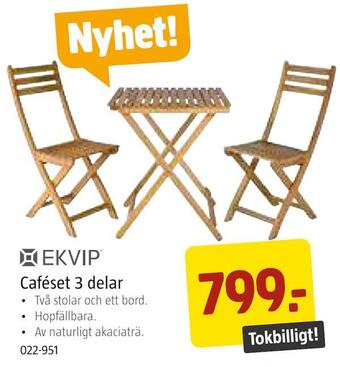 Jula Caféset 3 delar erbjuda