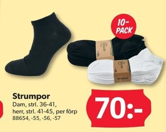 DollarStore Strumpor erbjuda