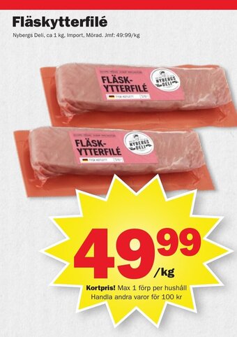 Pekås Fläskytterfilé erbjuda