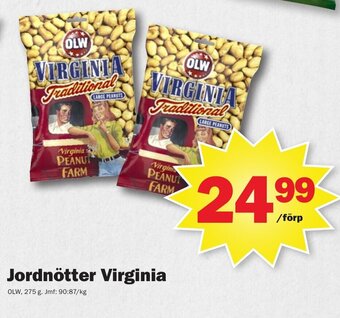 Jordnötter Virginia