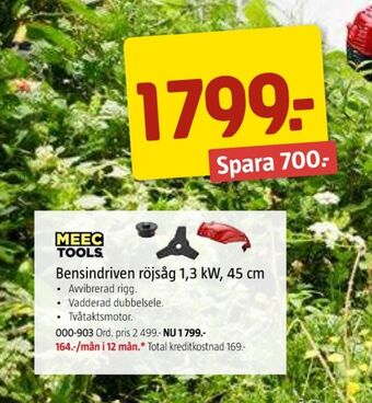 Jula Meec tools grästrimmer erbjuda