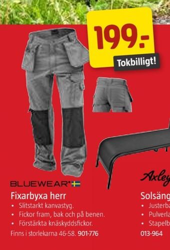 Jula Bluewear arbetsbyxor erbjuda