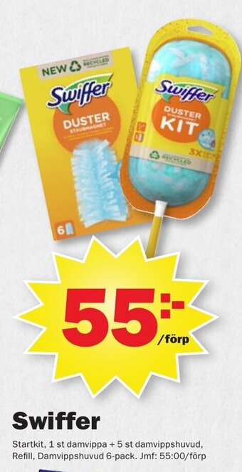 Pekås Swiffer erbjuda