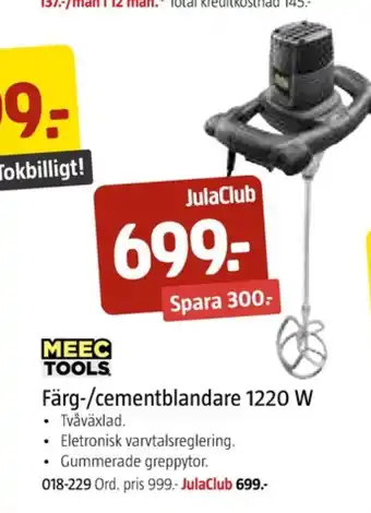 Jula Meec tools omrörare erbjuda