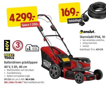 Jula Meec tools gräsklippare erbjuda