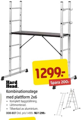 Jula Hard head stege erbjuda