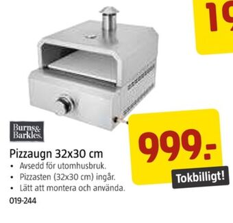 Jula Burns & barkles pizzaugn erbjuda