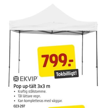 Jula Ekvip paviljong erbjuda