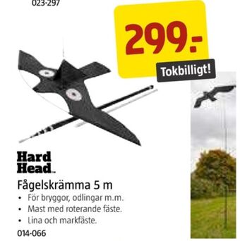 Jula Hard head fågelskrämma erbjuda