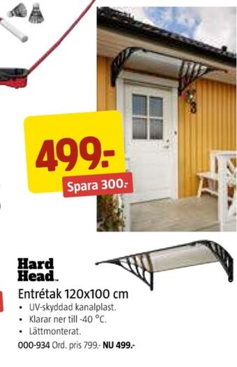 Jula Hard head entretak erbjuda